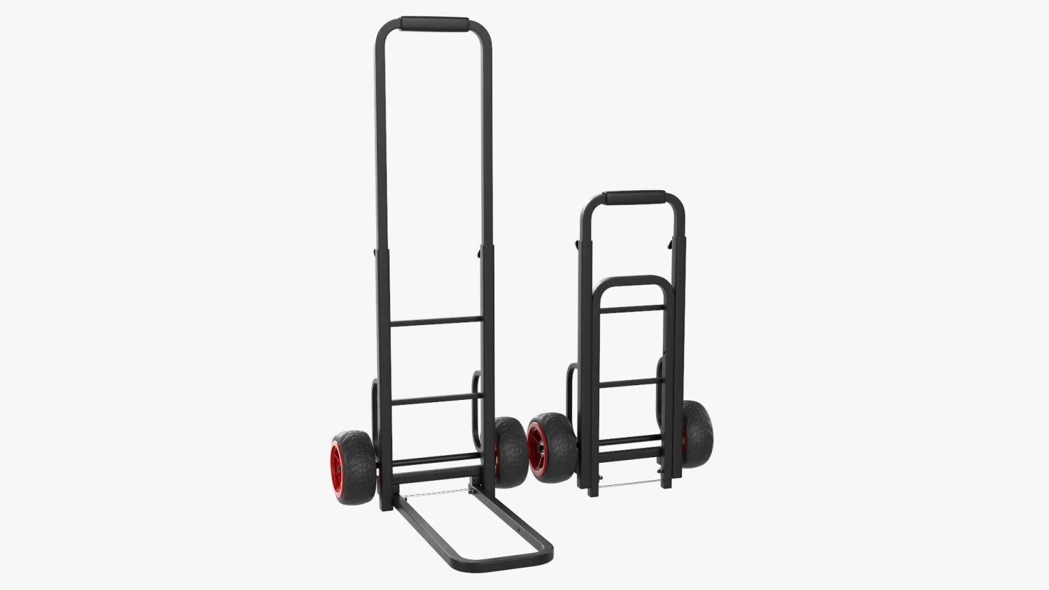 Foldable Transporting Cart 3D Model .c4d .max .obj .3ds .fbx .stl .blend 