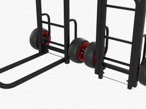 Foldable Transporting Cart Model 3D
