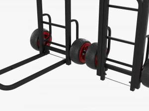 Foldable Transporting Cart 3D Model