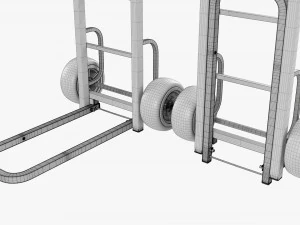 Foldable Transporting Cart 3D Model