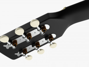 Folk Acoustic Guitar 01 3D Модель
