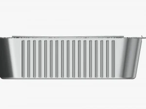 Food Foil Tray 01 3D Model