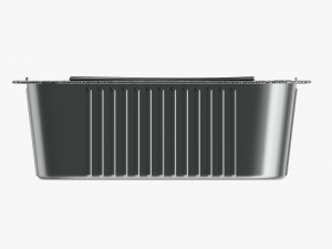 Food Foil Tray 01 3D Модель