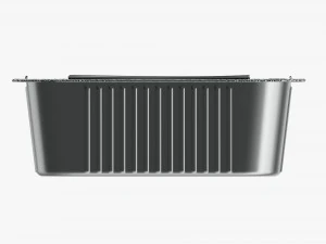 Food Foil Tray 01 3D Model