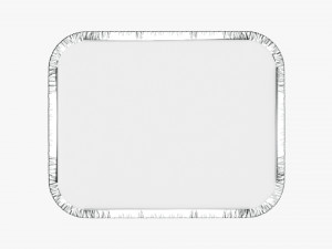 Food Foil Tray 01 3D Модель