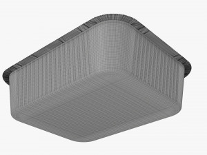 Food Foil Tray 01 3D Модель