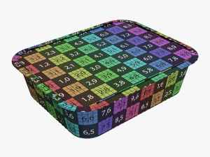Food Foil Tray 01 3D Model