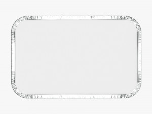 Food Foil Tray 02 3D Модель