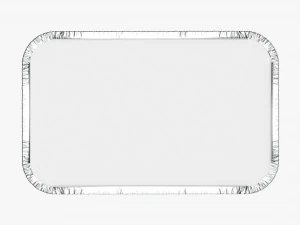 Food Foil Tray 02 3D Model