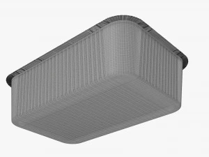 Food Foil Tray 02 3D Model
