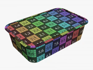 Food Foil Tray 02 3D Model