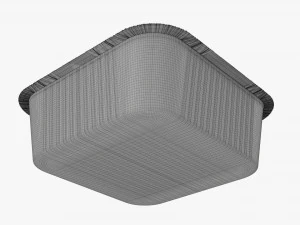Food Foil Tray 03 3D Model