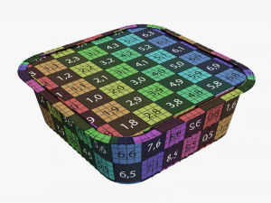 Food Foil Tray 03 3D Model