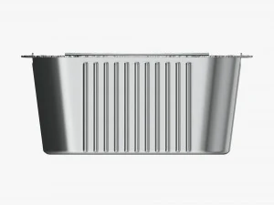 Food Foil Tray 04 3D Model