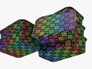 Food Foil Tray Set 3D Модель