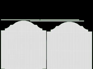 Forged Column With Hanging Board 01 3D Model