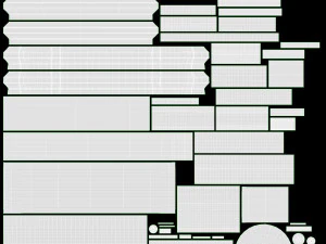 Forged Column With Hanging Board 01 3D Model