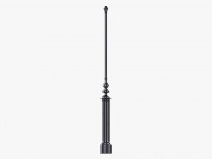 Forged Column With Hanging Board 03 3D 모델