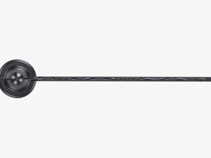 Forged Column With Hanging Board 03 3D 모델