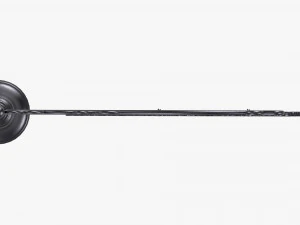 Forged Column With Hanging Board 06 3D Model