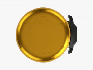 कांच की बोतल रिंग पुल कैप 3D मॉडल