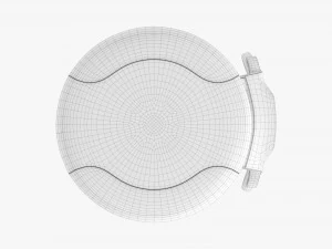 कांच की बोतल रिंग पुल कैप 3D मॉडल