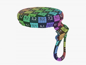 Glass Bottle Ring Pull Cap 3D Model