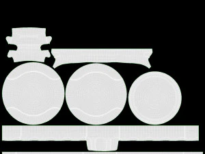 कांच की बोतल रिंग पुल कैप 3D मॉडल