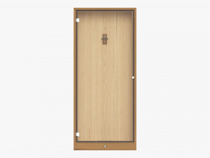 Guitar Display Cabinet 3D 모델