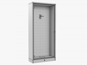 Guitar Display Cabinet 3D 모델