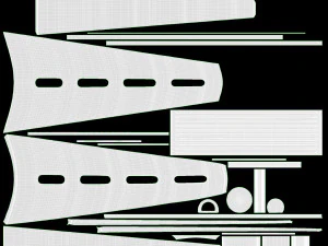 Harp 40-String 02 3D Model