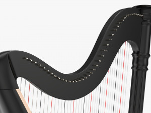 Harp 40-String 03 Modello 3D
