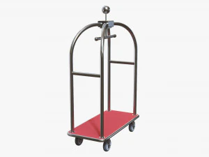 Hotel Cart 01 3D Model