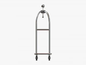 Hotel Cart 01 3D Model