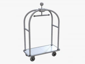 Hotel Cart 01 3D Model