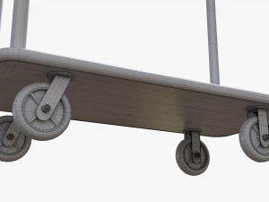 Hotel Cart 01 3D Model