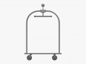 Hotel Cart 01 3D Model