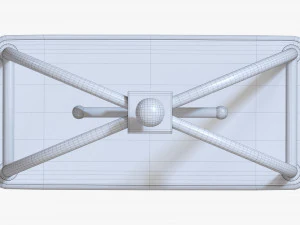 Hotel Cart 01 3D Model