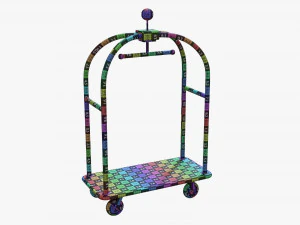 Hotel Cart 01 3D Model