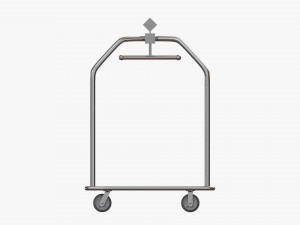 Hotel Cart 02 3D Model