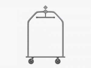 Hotel Cart 02 3D Model
