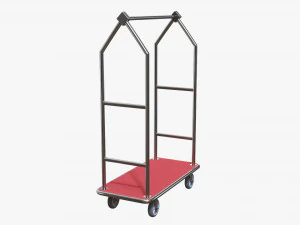 Hotel Cart 04 3D Model