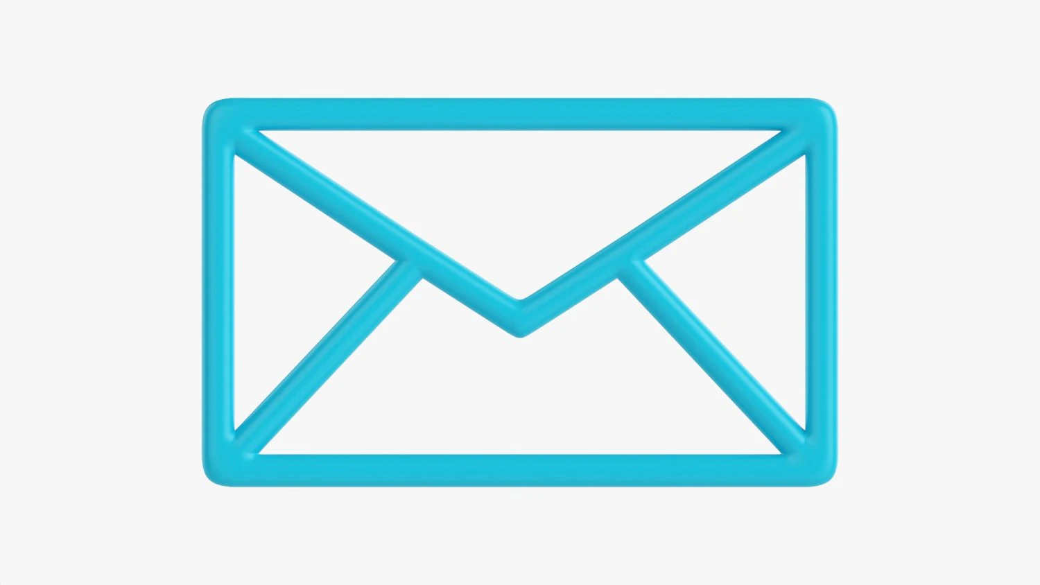 Mail-Symbol-Konzept 3D Modell .c4d .max .obj .3ds .fbx .stl .blend 