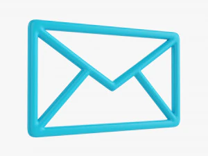Mail-Symbol-Konzept 3D Modell