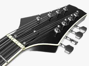 Mandolin String Instrument 3D Model