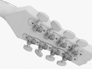 Mandolin String Instrument 3D 모델