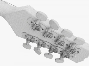 Mandolin String Instrument 3D Model