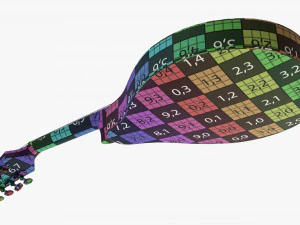 Mandolin String Instrument 3D Model