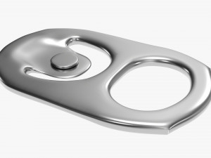 Metal Tin Soda Can Tab Modèle 3D