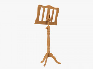 Music Sheet Stand 01 Modelo 3D